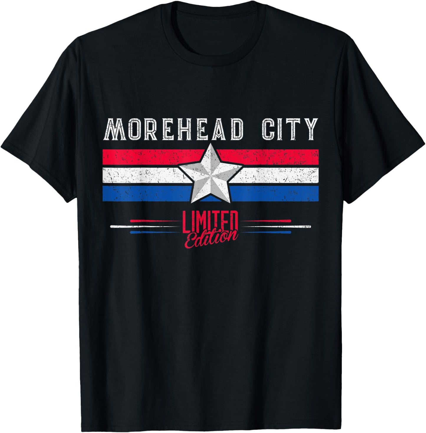 Morehead City Retro Vintage Shirt Gift Women Men Kid T-Shirt - T-Shirt | Black