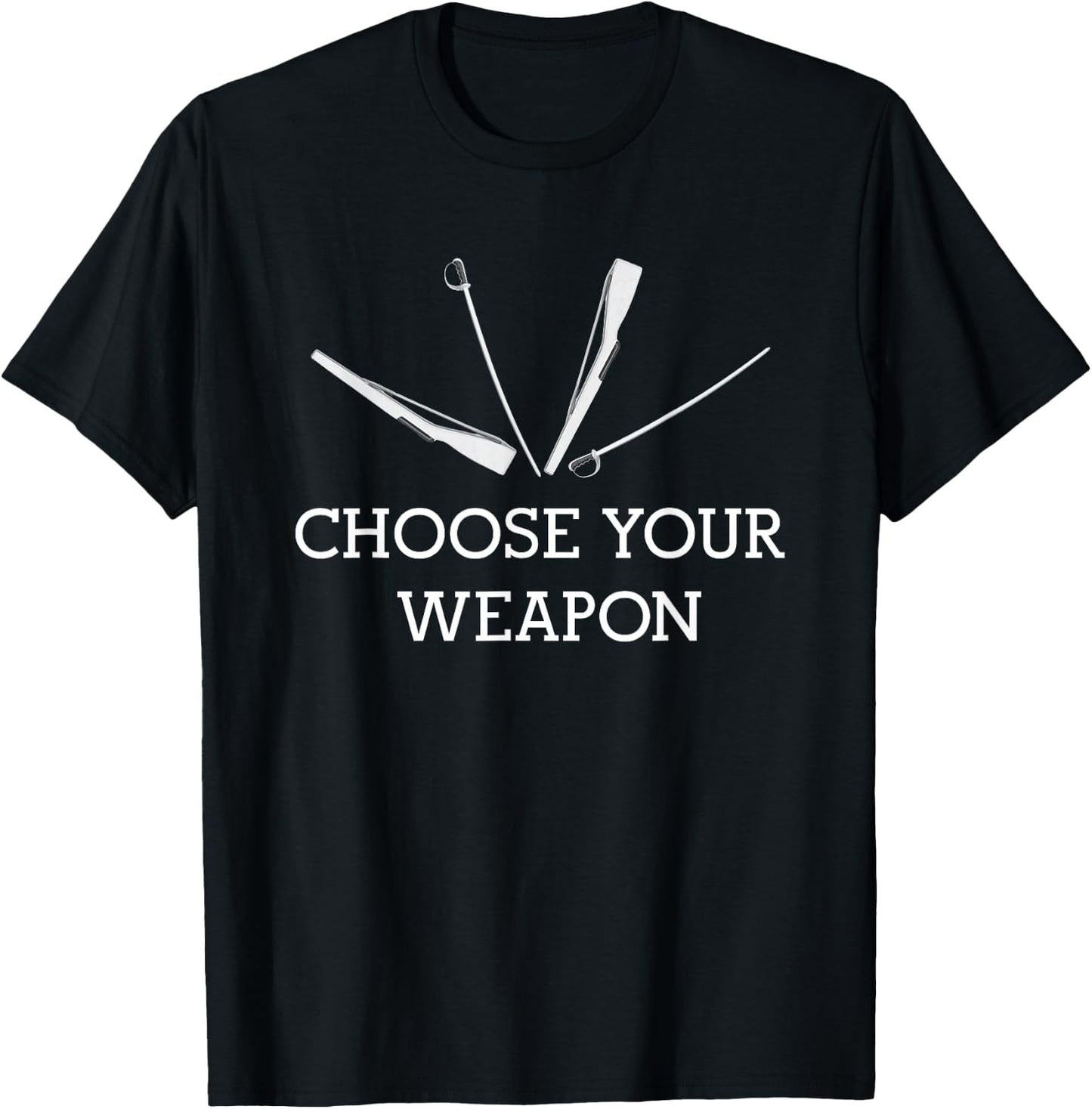 Color Guard Winter Guard Weapon T-Shirt - T-Shirt | Black