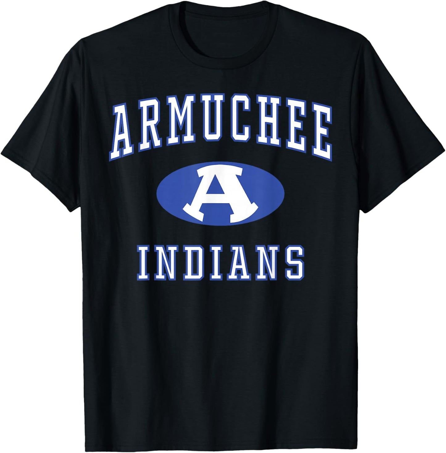 Armuchee High School Indians C1 T-Shirt - T-Shirt | Black
