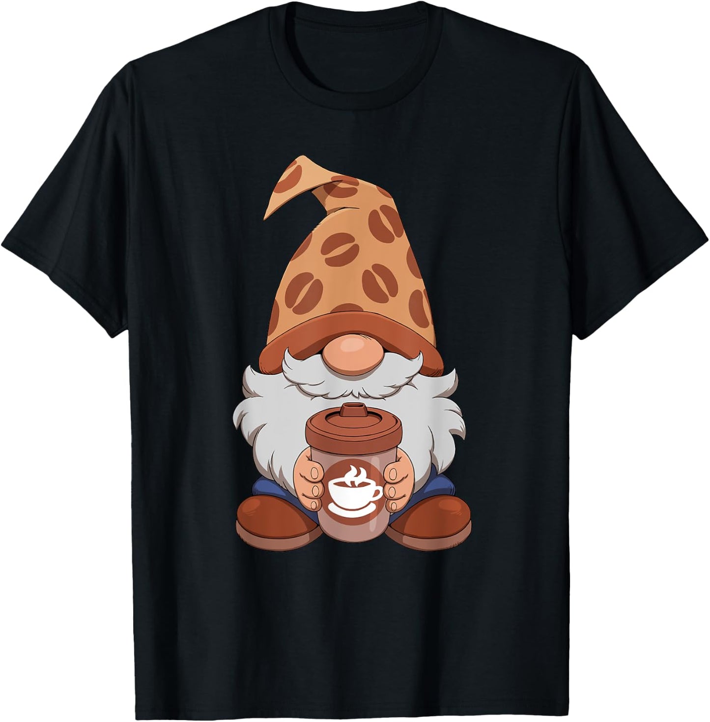 Gnome Coffee T-Shirt - T-Shirt | Black