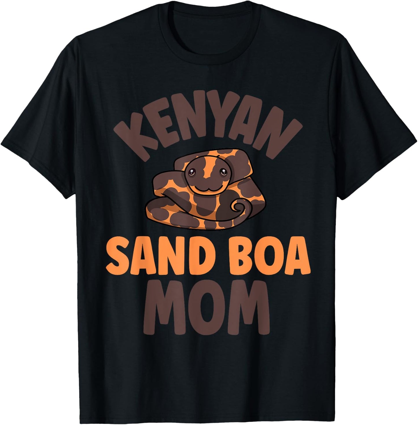 Cute Boa Owner Kenyan Sand Boa Mom T-Shirt - T-Shirt | Black