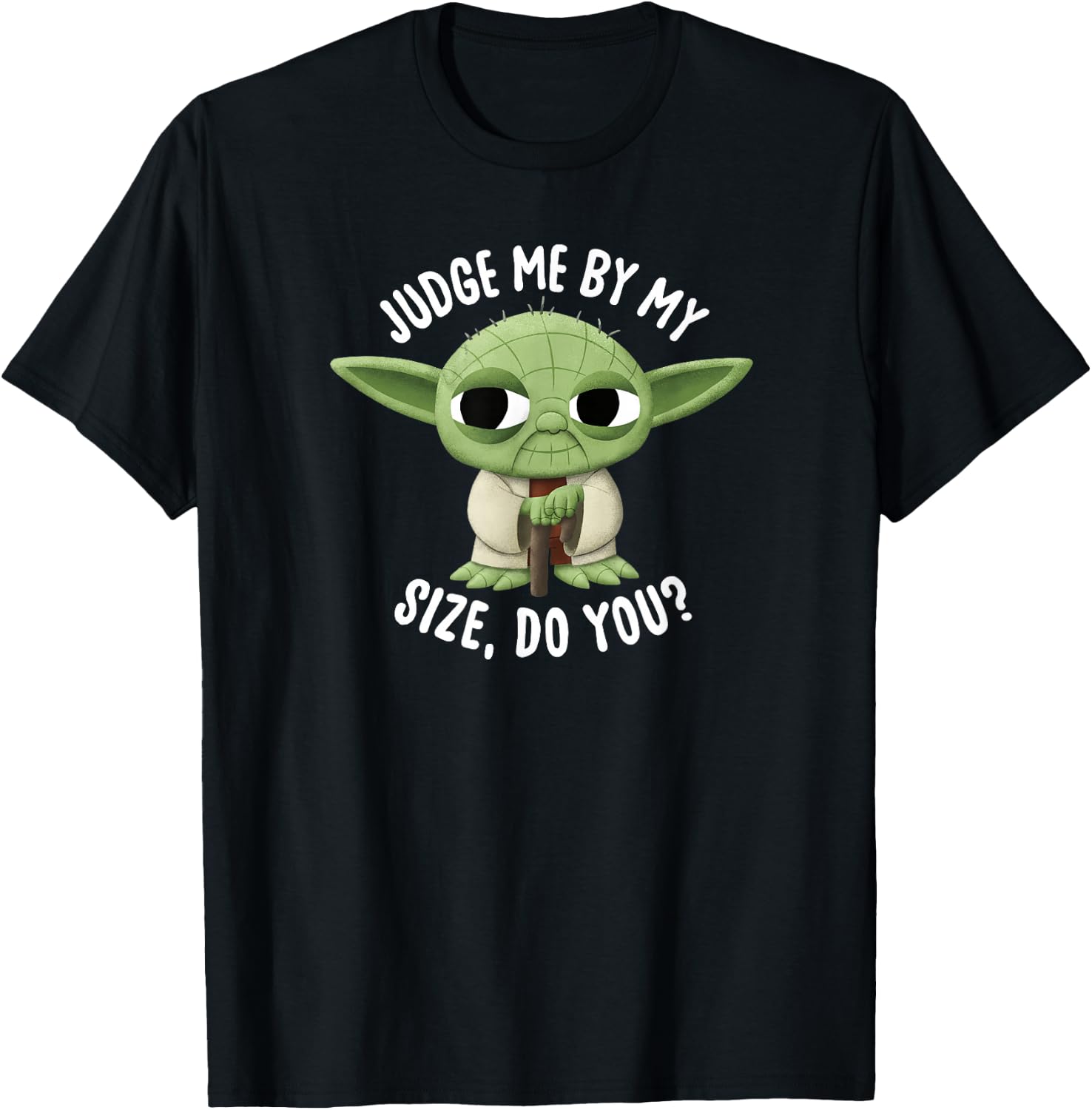Star Wars Yoda Judge Me By My Size Do You? T-Shirt - T-Shirt | Black