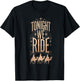 tonight we ride christmas Camel Ride T-Shirt - T-Shirt | Black