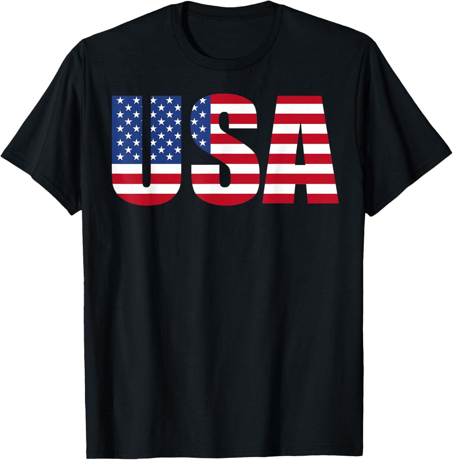 USA T-Shirt - T-Shirt | Black