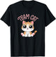 Team Cat, Cute Cat, Team Cat Kawaii, Adorable Style T-Shirt - T-Shirt | Black