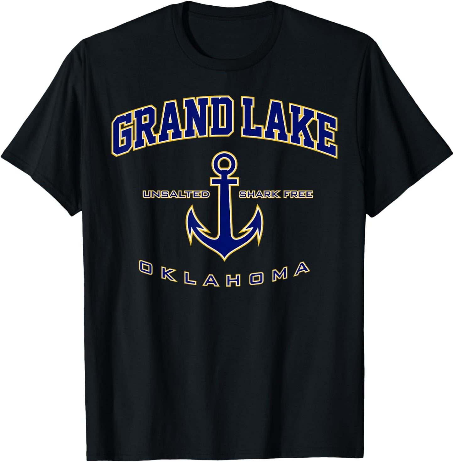 Grand Lake OK T-Shirt - T-Shirt | Black