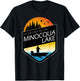 I'd Rather Be On Minocqua Lake Wisconsin Fishing T-Shirt - T-Shirt | Black