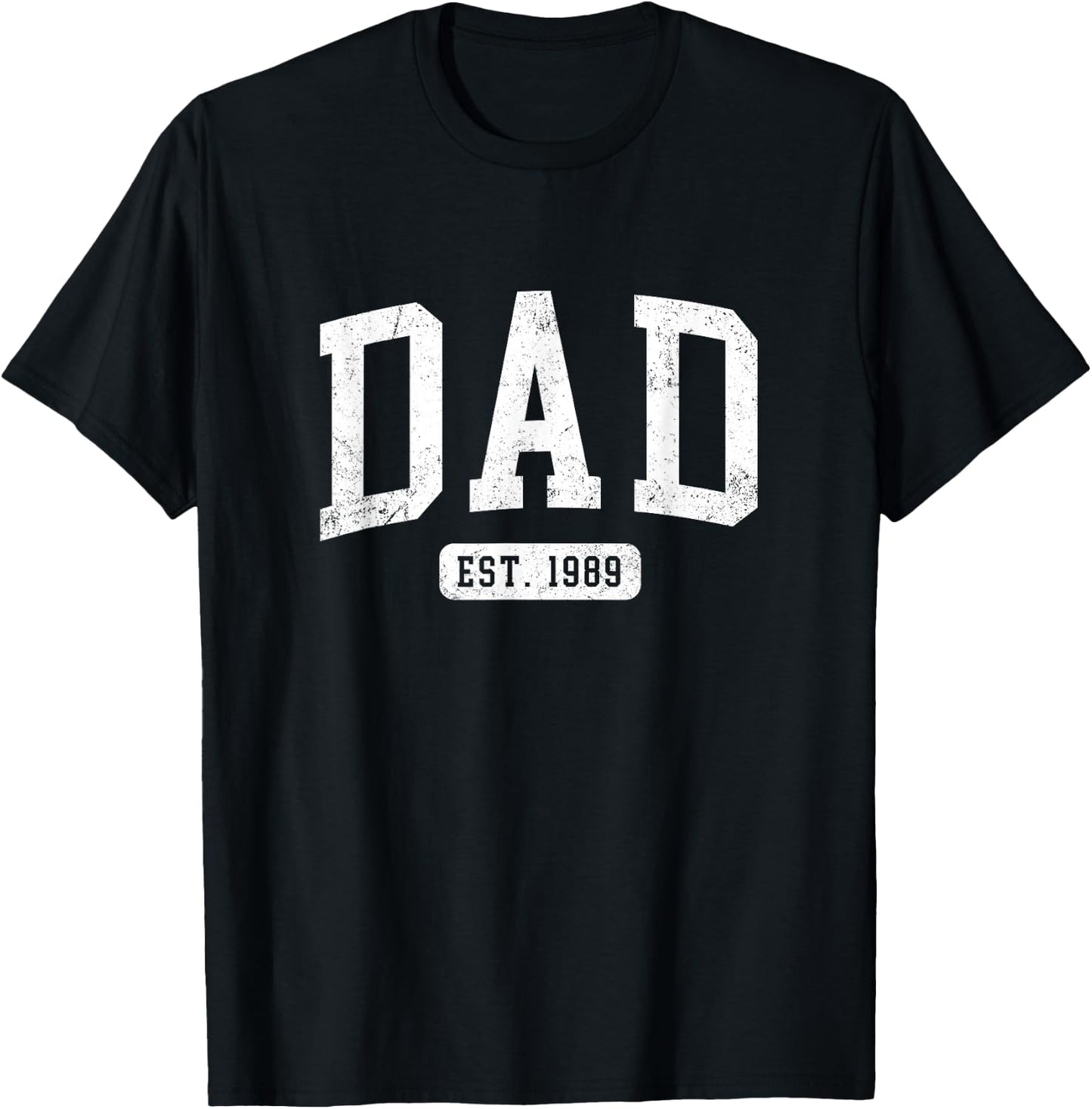 Dad Est 1989 Fathers Day Idea for Daddy T-Shirt - T-Shirt | Black