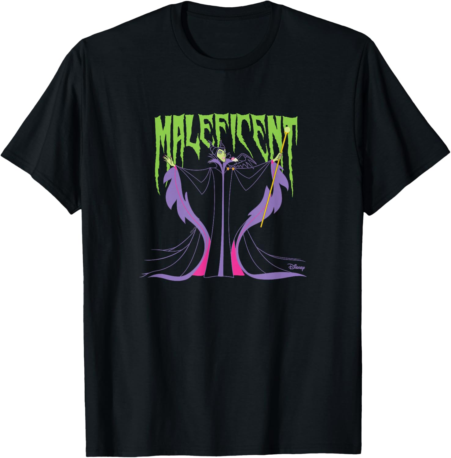 Disney Villians - Maleficent T-Shirt - T-Shirt | Black