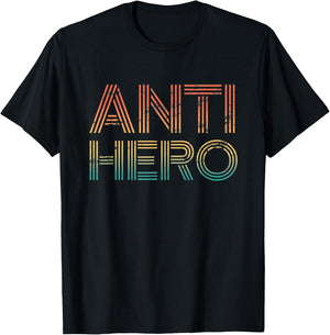 Retro Anti Hero - Vintage TV Movie Lover T-Shirt - T-Shirt | Black