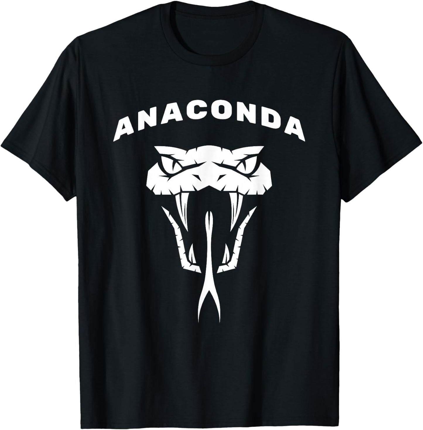 Anaconda, Snake Reptile Constrictors Boas Anacondas T-Shirt - T-Shirt | Black