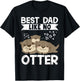 Best Dad Like No Otter Father Father's Day T-Shirt - T-Shirt | Black