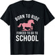Funny Horse Lover Horseback Riding Women Girl T-Shirt - T-Shirt | Black