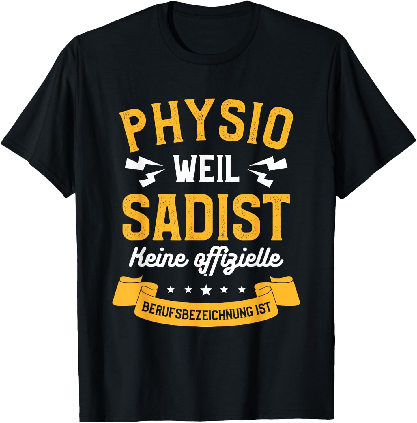 Physiotherapie Physio Physiotherpeut T-Shirt - T-Shirt | Black