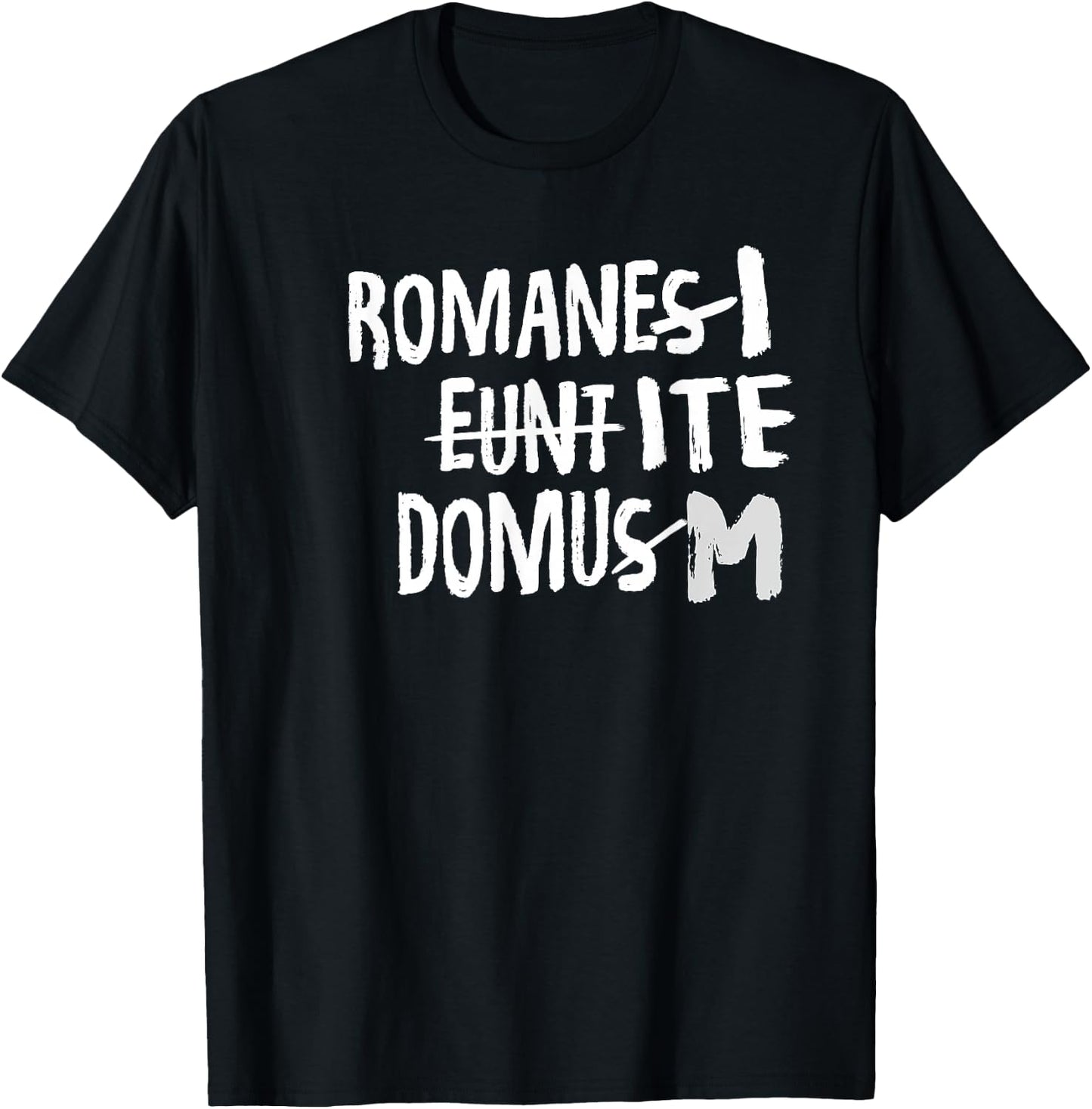 Romani Ite Domum - Learning Latin Like Life of Bryan , black, s T-Shirt - T-Shirt | Black