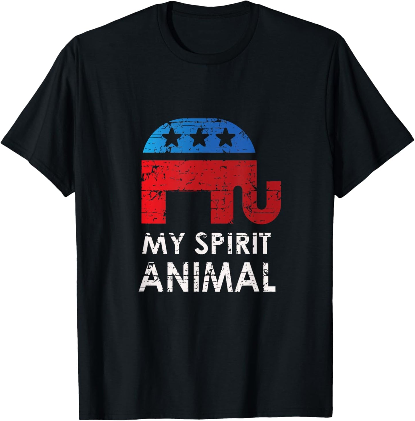 Republican Elephant T-Shirt - T-Shirt | Black