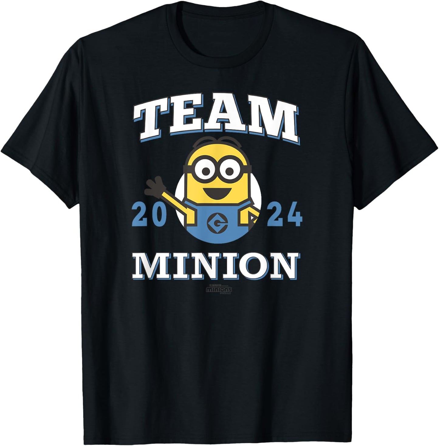 Minions Team Minions 2024 T-Shirt - T-Shirt | Black