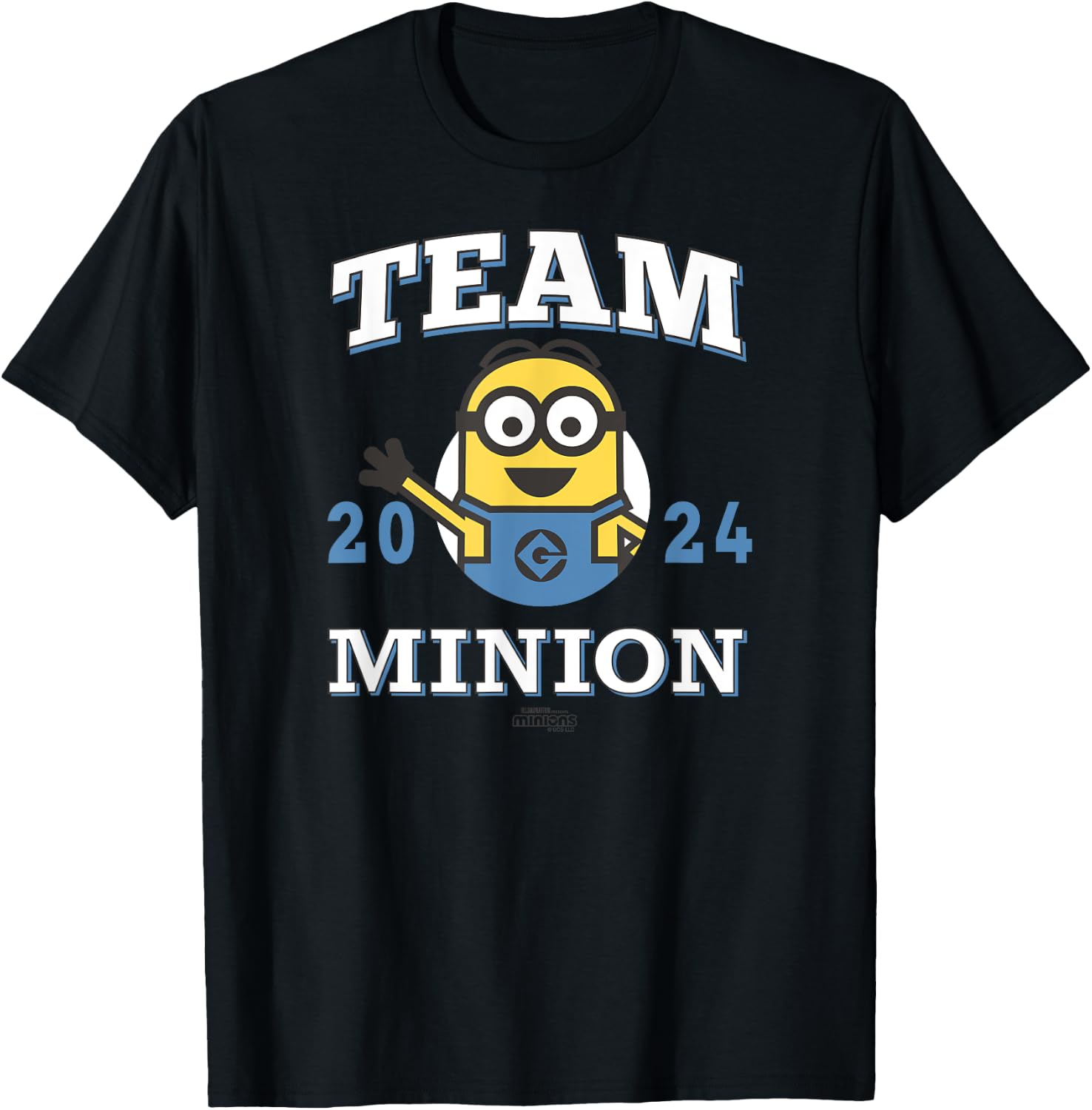 Minions Team Minions 2024 T-Shirt - T-Shirt | Black