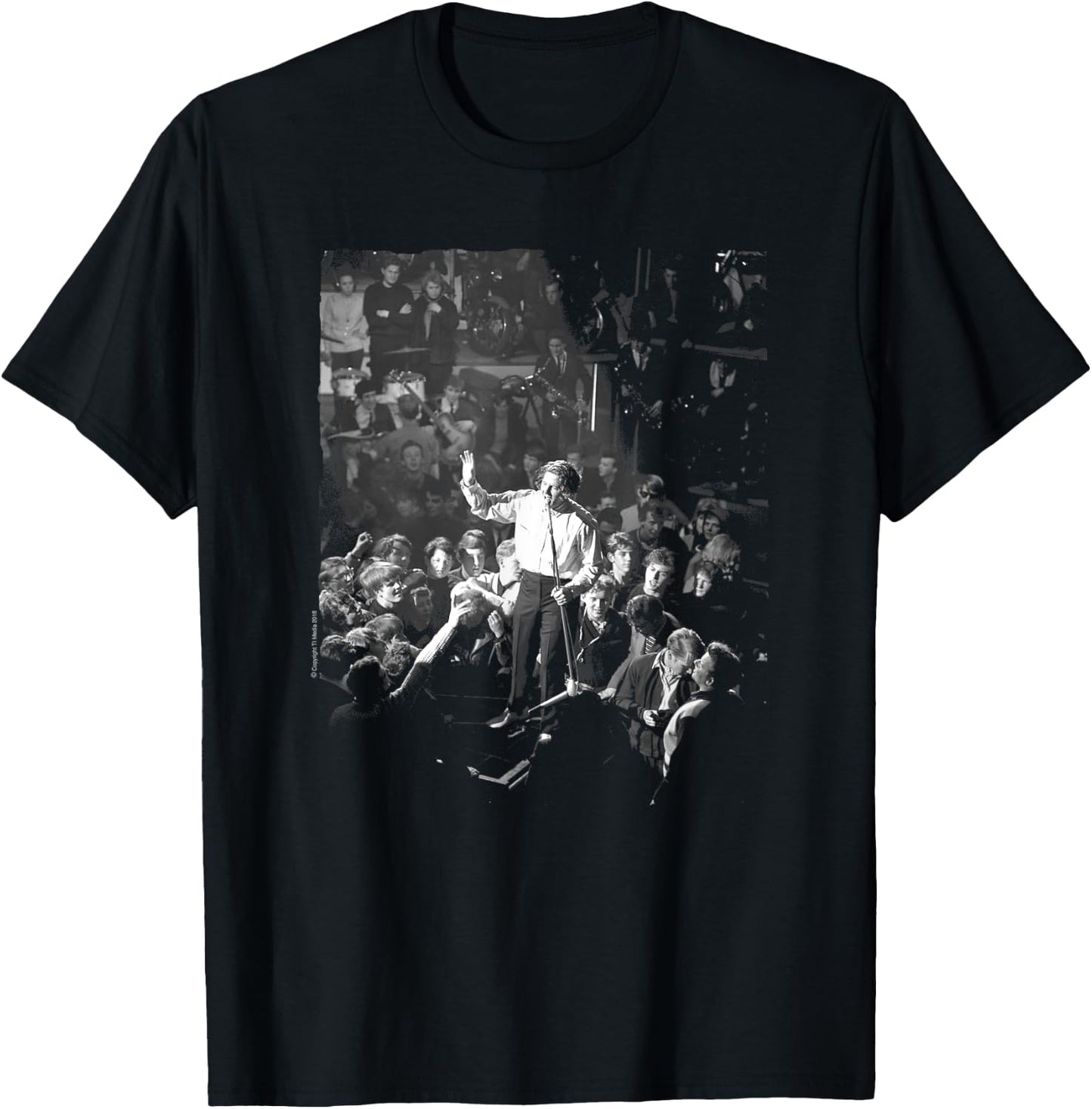 TV Times Jerry Lee Lewis Live by Stephen Wright , Black, S T-Shirt - T-Shirt | Black