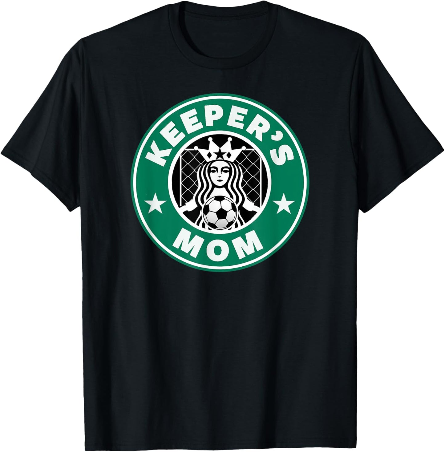 Soccer Keeper Mom für Frauen Mutter des Torwarts T-Shirt - T-Shirt | Black