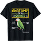 Quaker Parrot Gifts -Child Classic Graphic - Quaker Parrot Design - Black - Small - Short Sleeve - Cotton Blend - Machine Wash - - Pull On - 1 Count - All Seasons T-Shirt - T-Shirt | Black