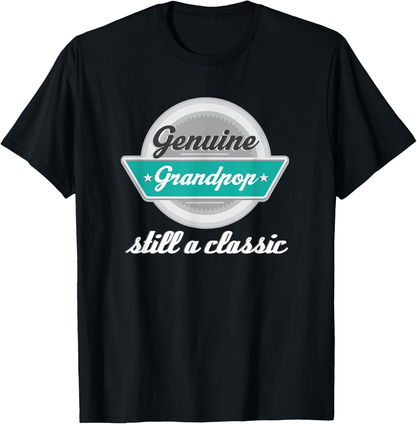 Grandpop Gift Grandpa T-Shirt - T-Shirt | Black