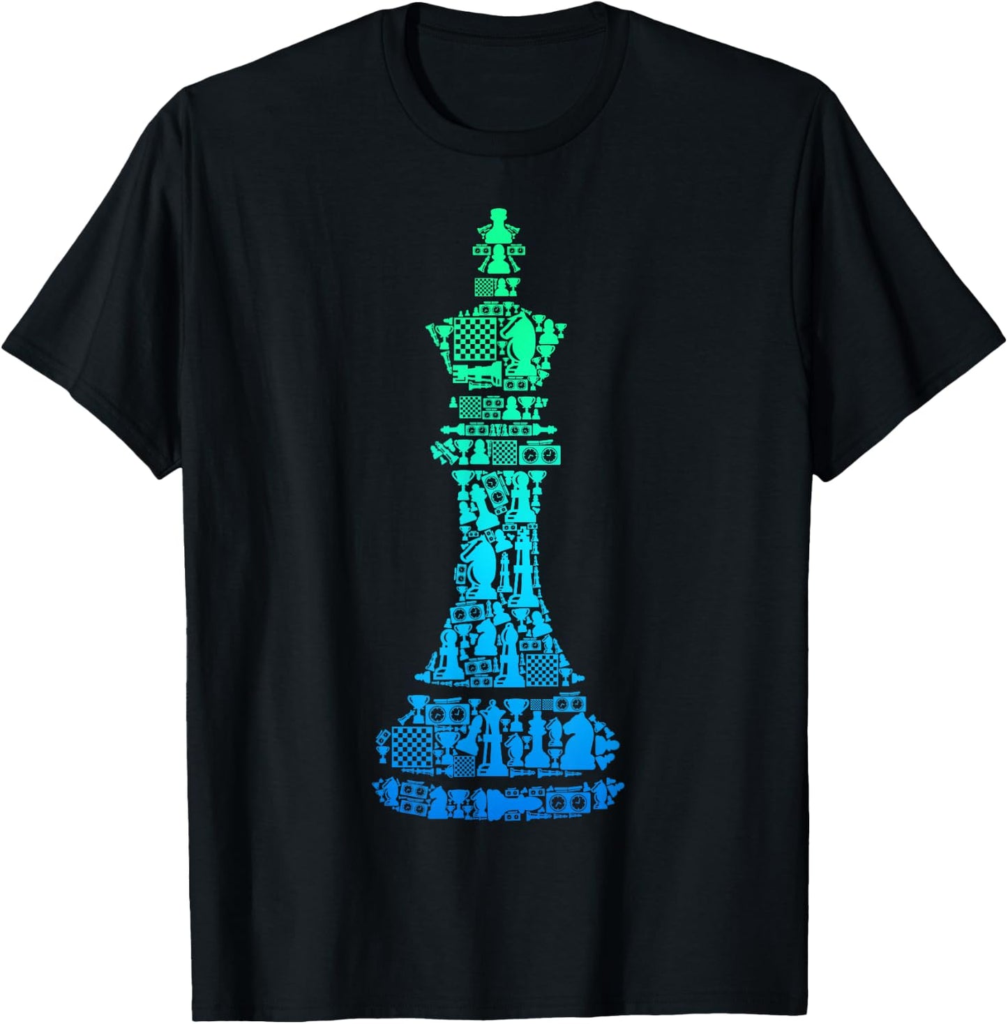 Schach König Schachspieler Kinder Jungen Herren T-Shirt - T-Shirt | Black