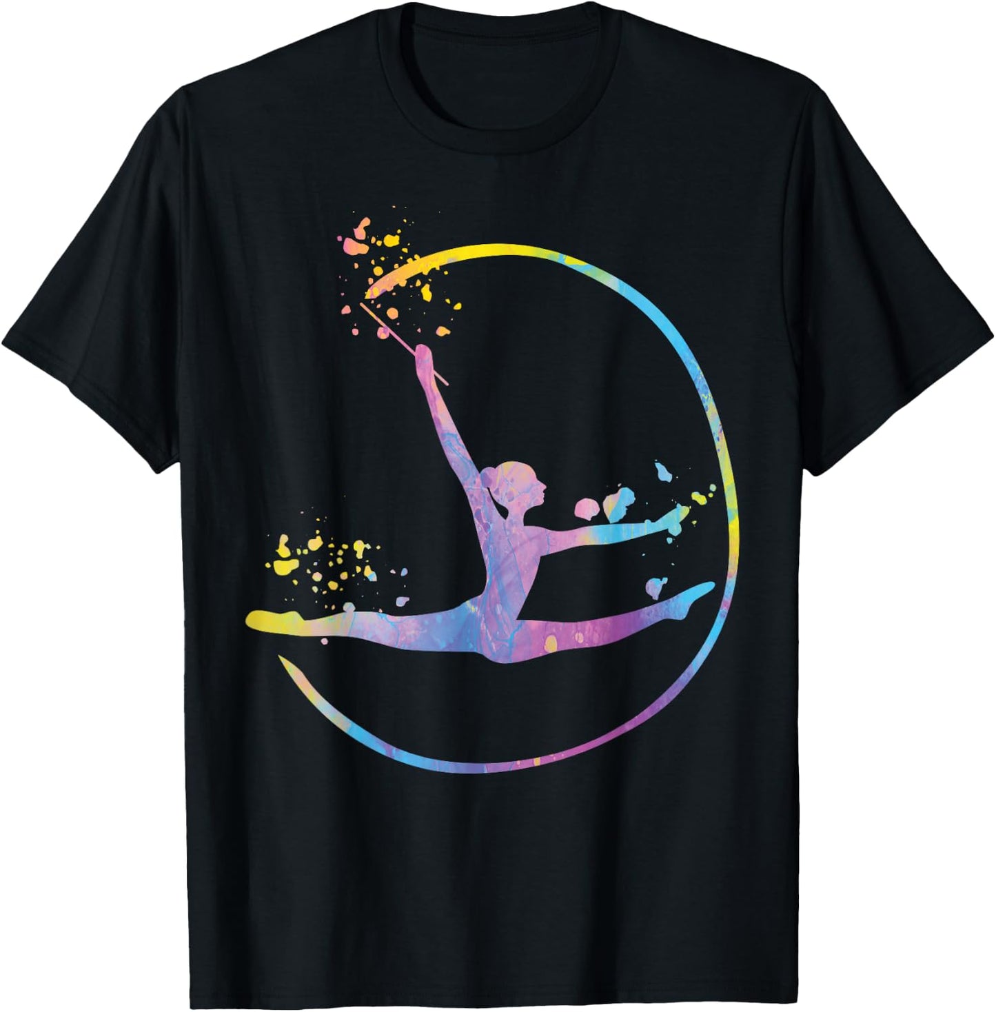 Gymnastic Gymnastics for Girls and Children T-Shirt - T-Shirt | Black