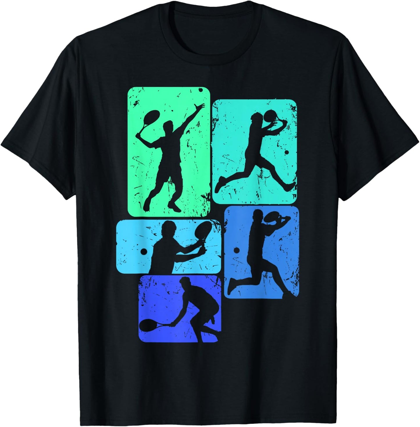 Tennis Player Children's Boys' , black T-Shirt - T-Shirt | Black