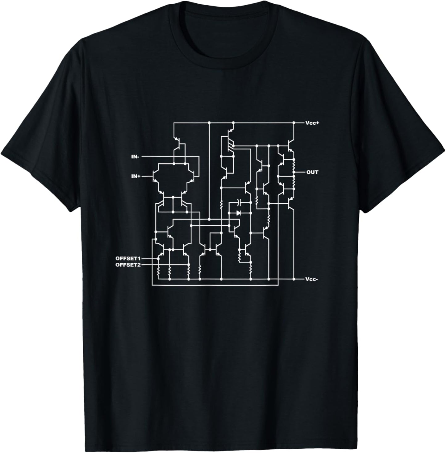 Op-Amp Men Women Kids T-Shirt - T-Shirt | Black