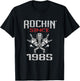 Rockin Since 1985 Classic Rock Guitar Year Of Birth Birthday T-Shirt - T-Shirt | Black