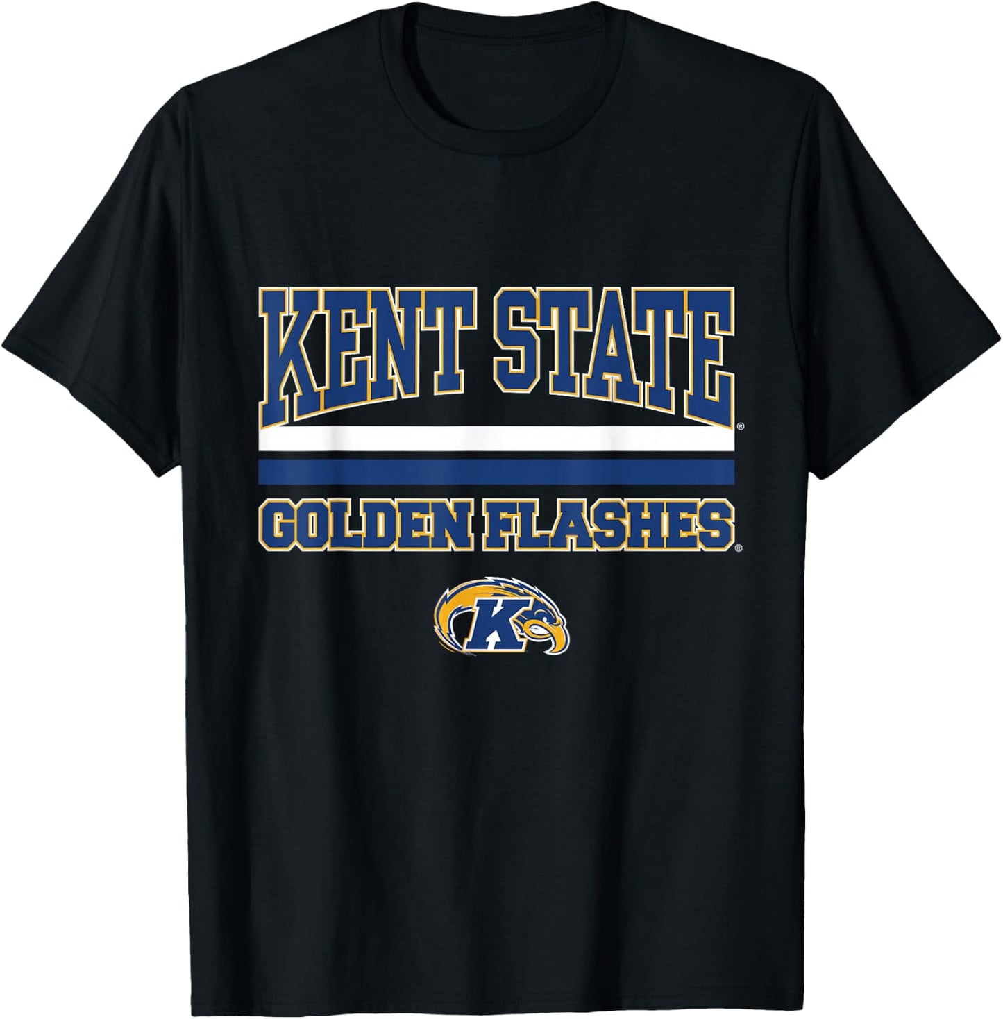 Kent State Golden Flashes | Official NCAA Merch | VNPKNST301 T-Shirt - T-Shirt | Black