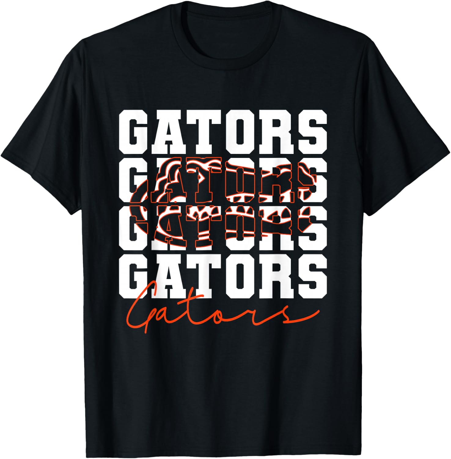 Gators Inspirational Design Gift Women Girls Boys T-Shirt - T-Shirt | Black