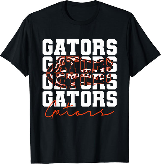 Gators Inspirational Design Gift Women Girls Boys T-Shirt - T-Shirt | Black