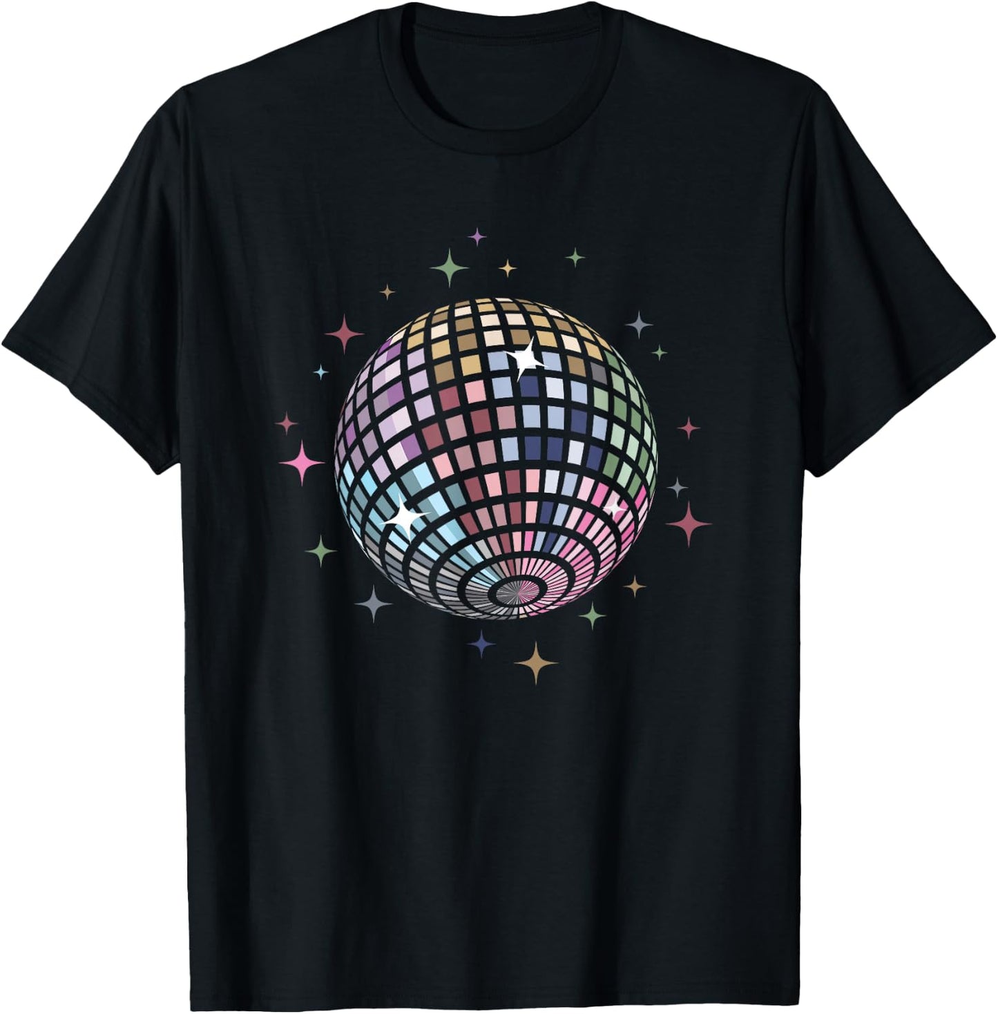 Disco Ball in My Disco Era , black T-Shirt - T-Shirt | Black