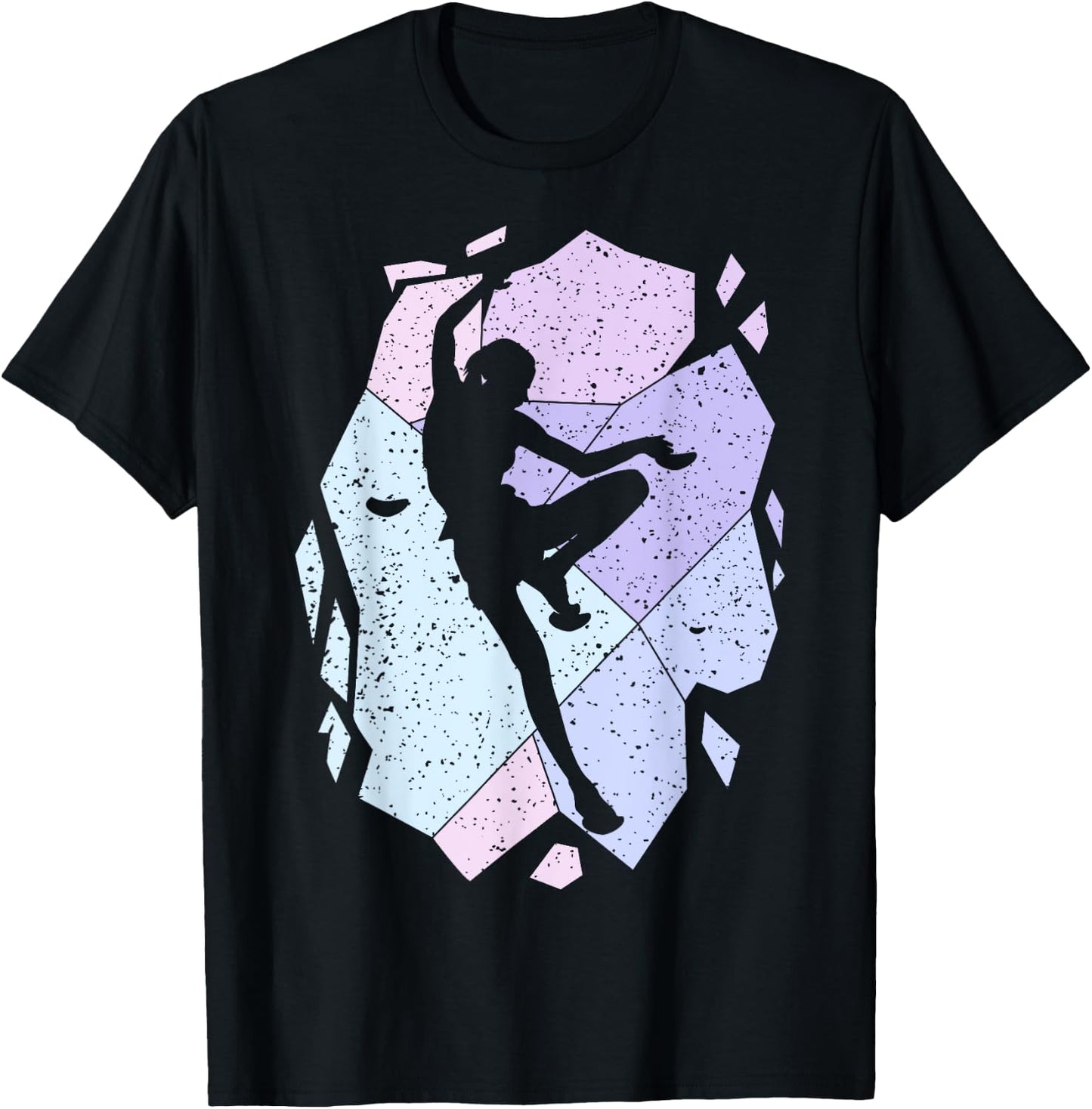 Klettern Kletterer Bergsteigen Bouldern Mädchen Kletter T-Shirt - T-Shirt | Black