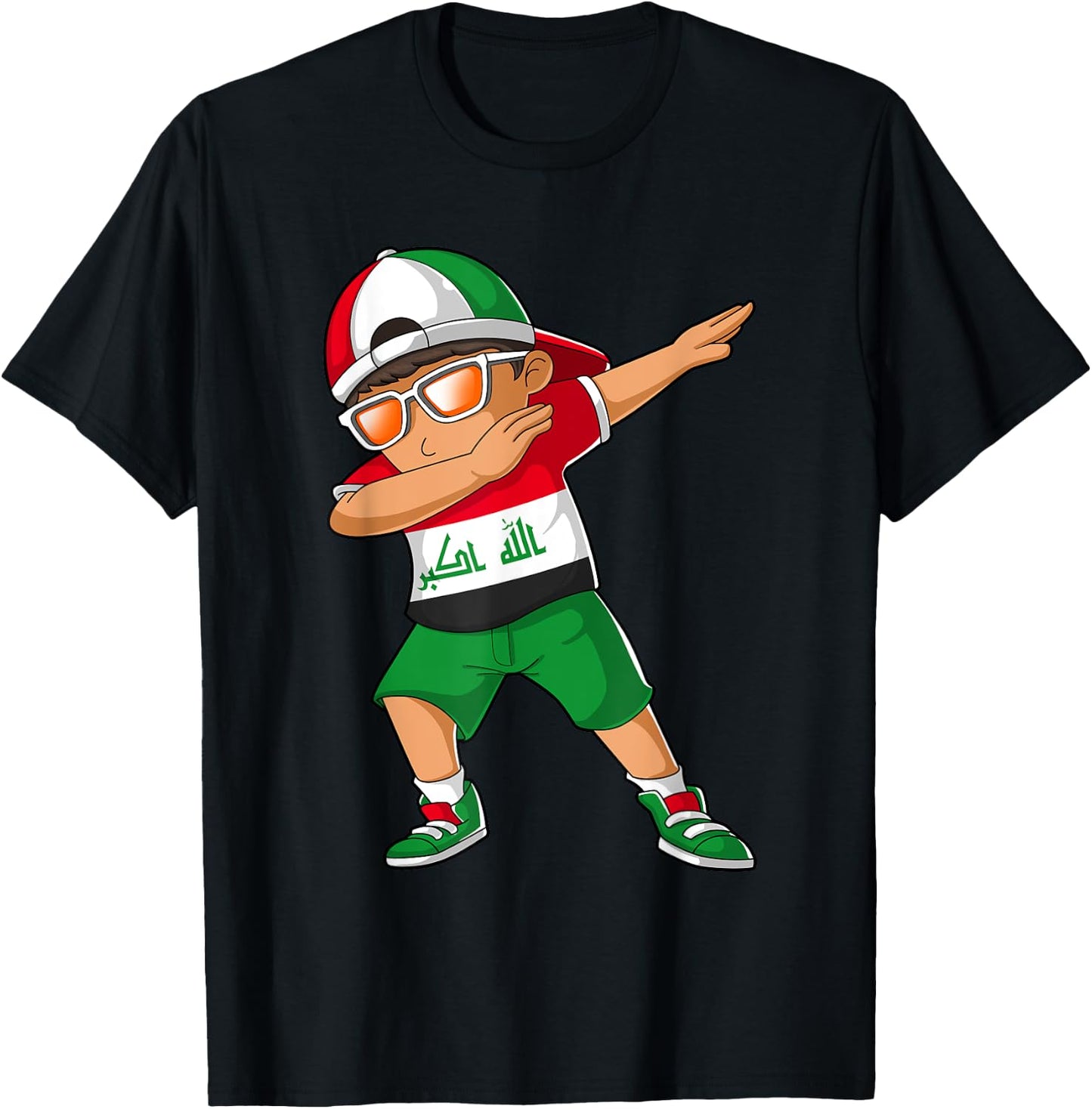 Iraqis Boy Iraq Kid Patriotism Roots Heritage T-Shirt - T-Shirt | Black