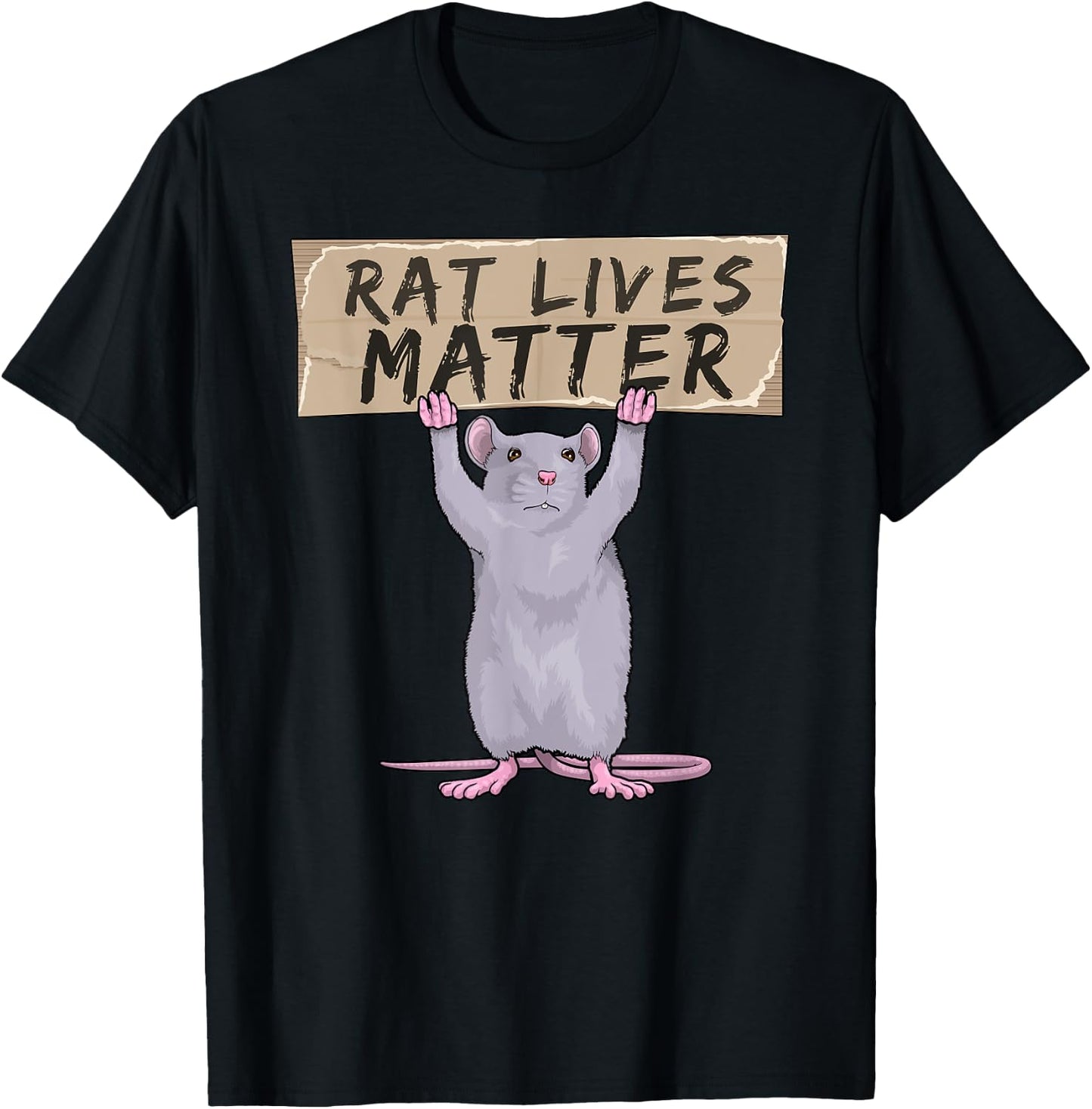 Rat Lives Matter T-Shirt - T-Shirt | Black