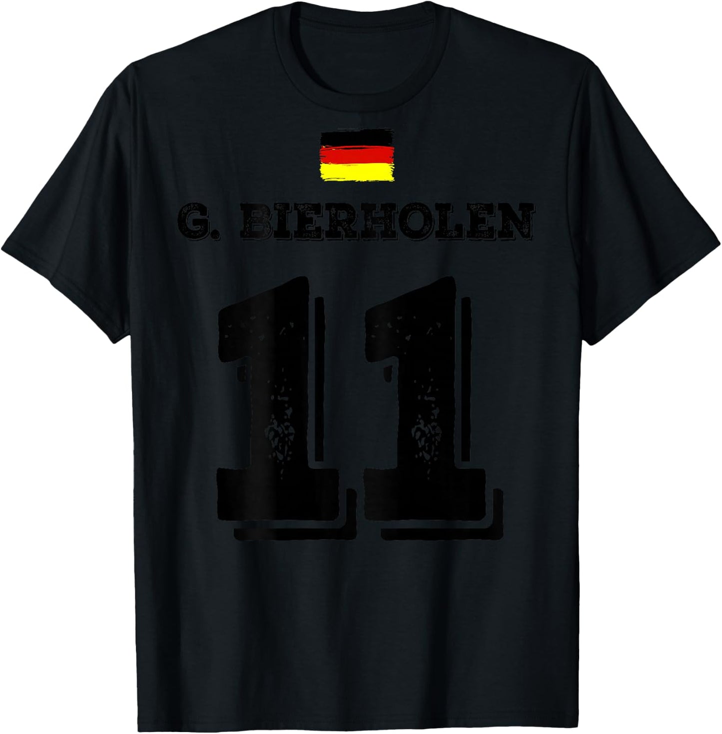 Deutsche Namen Fußball Deutschland Sauf Trikot T-Shirt - T-Shirt | Black