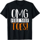 Omg Point Your Toes Dance Instructor Funny Dance Teacher Women Kids T-Shirt - T-Shirt | Black