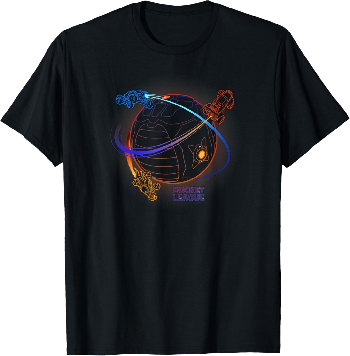 Rocket League Boost Round the Ball , black T-Shirt - T-Shirt | Black