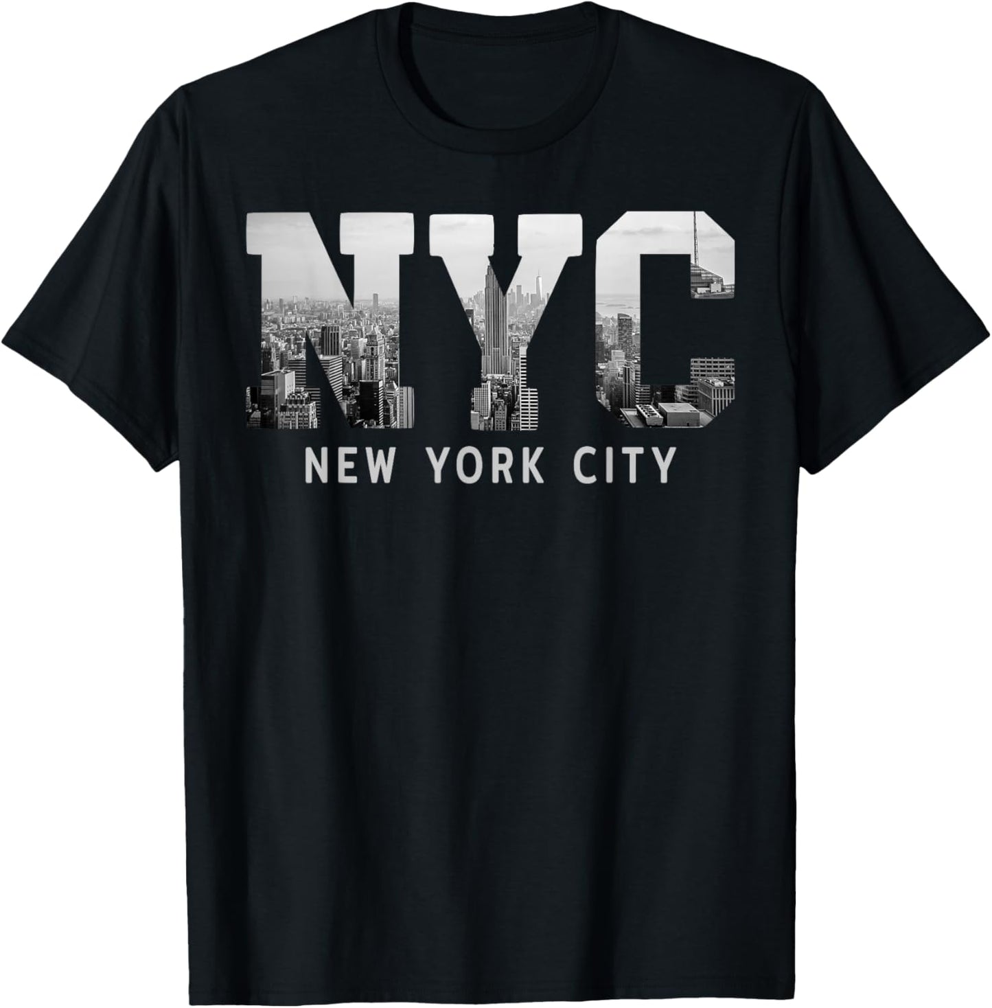 New York City Skyline Souvenir T-Shirt - T-Shirt | Black