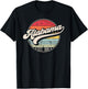 Retro Alabama Home State AL Cool 70s Style Sunset T-Shirt - T-Shirt | Black