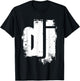 MIX1 Musik DJ Collection - Cooles DJ Grunge Musik - Du bist der Discjockey! Damen DJ , Schwarz, S T-Shirt - T-Shirt | Black