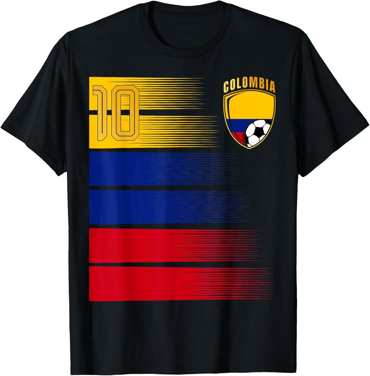 Colombia Flag Colombian Pride Lovers T-Shirt - T-Shirt | Black
