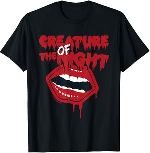 Rocky Horror Show The Creature of the Night Mouth , black T-Shirt - T-Shirt | Black
