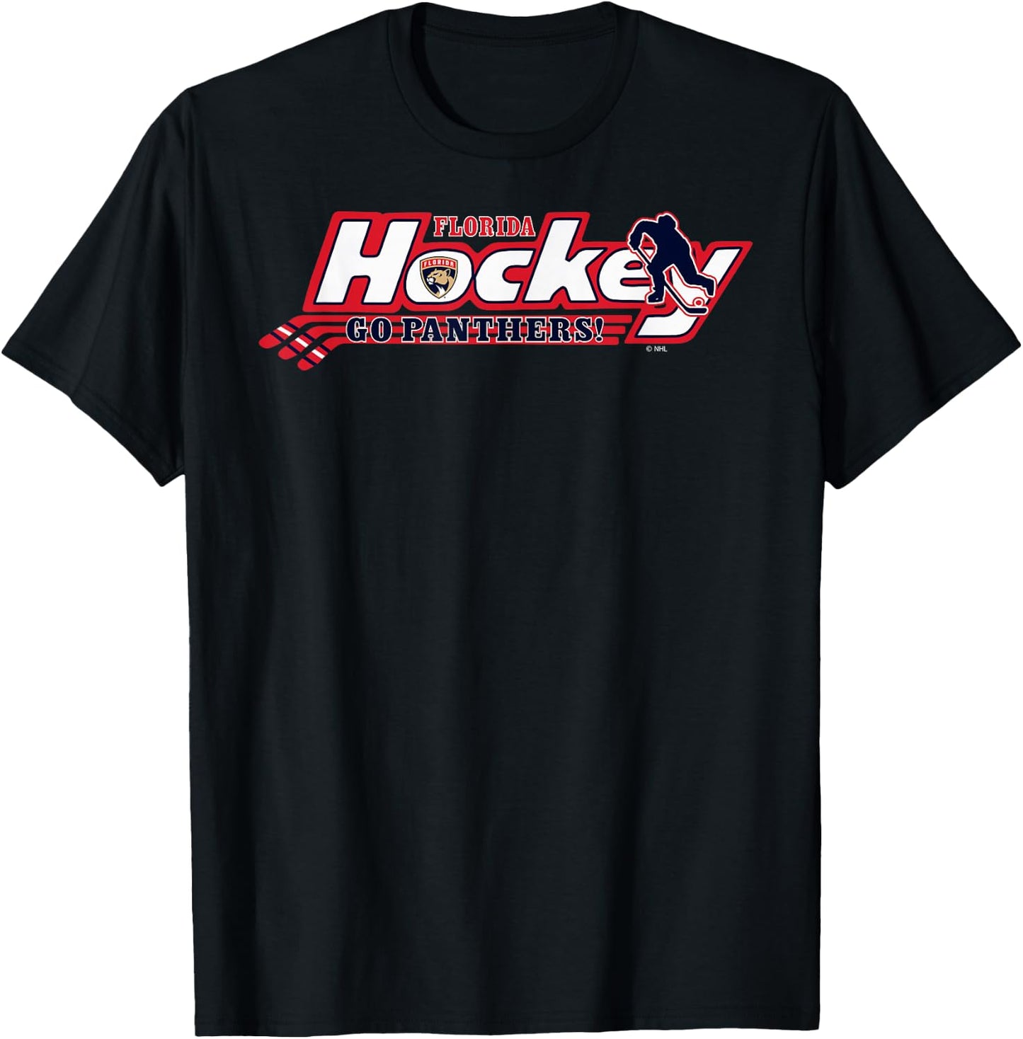 Florida Panthers Hockey Officially Licensed T-Shirt - T-Shirt | Black