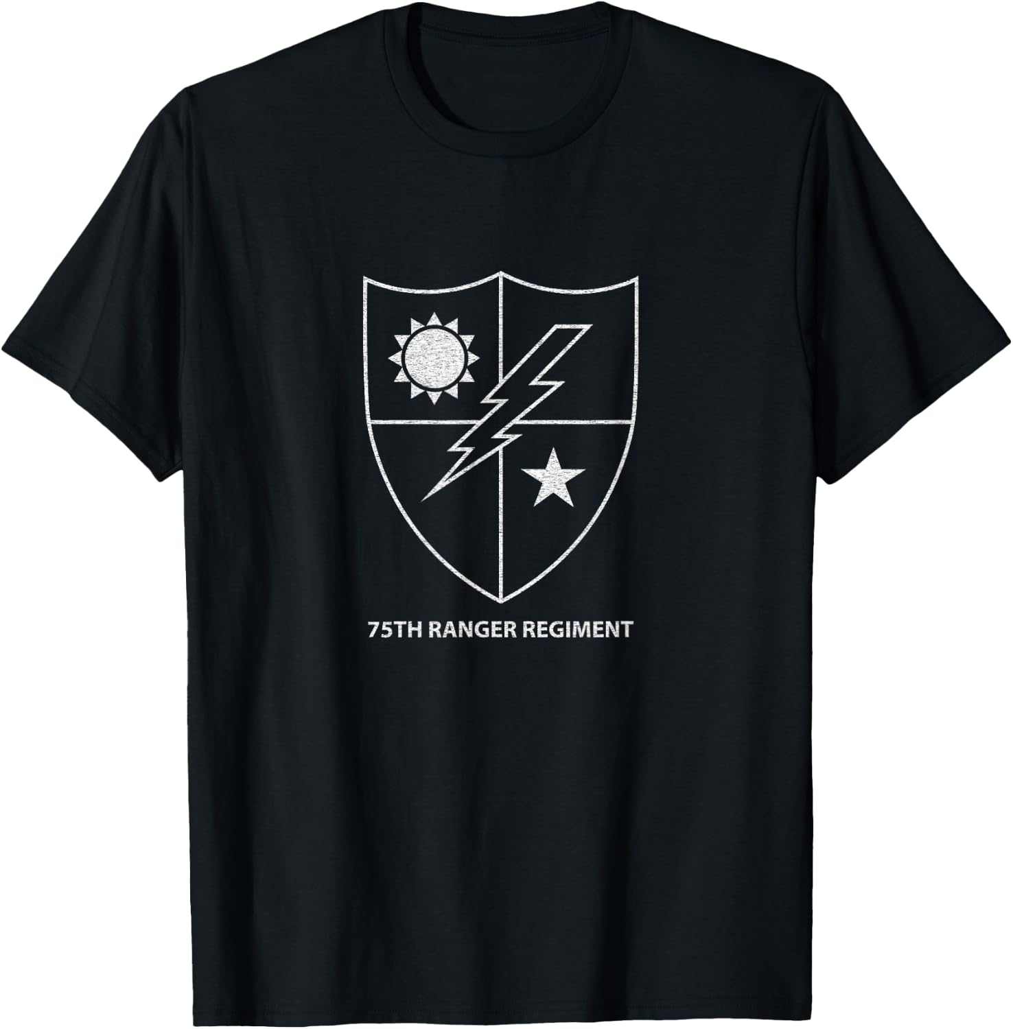 75th Ranger Regiment T-Shirt - T-Shirt | Black