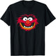 The Muppets Animal Head , black T-Shirt - T-Shirt | Black