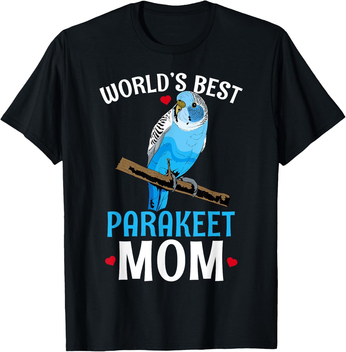 Parakeet Budgie T-Shirt - T-Shirt | Black